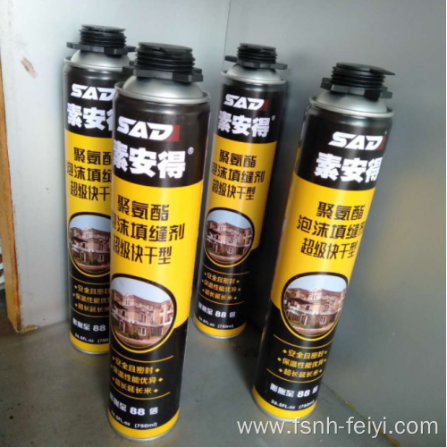 Single part Polyurethane Foaming agent for cement
